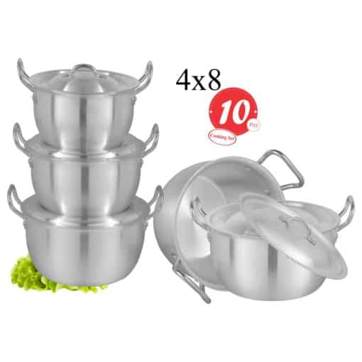 D-41D AL Cook Cuisine Set 4x8 Metal Finish - Image 3
