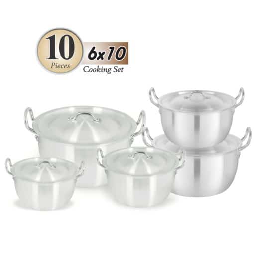D-41E AL Cook Cuisine Set 6x10 Metal Finish - Image 3