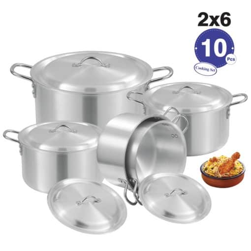 Domestic Cooking Set 2x6 Metal Finish - Image 3