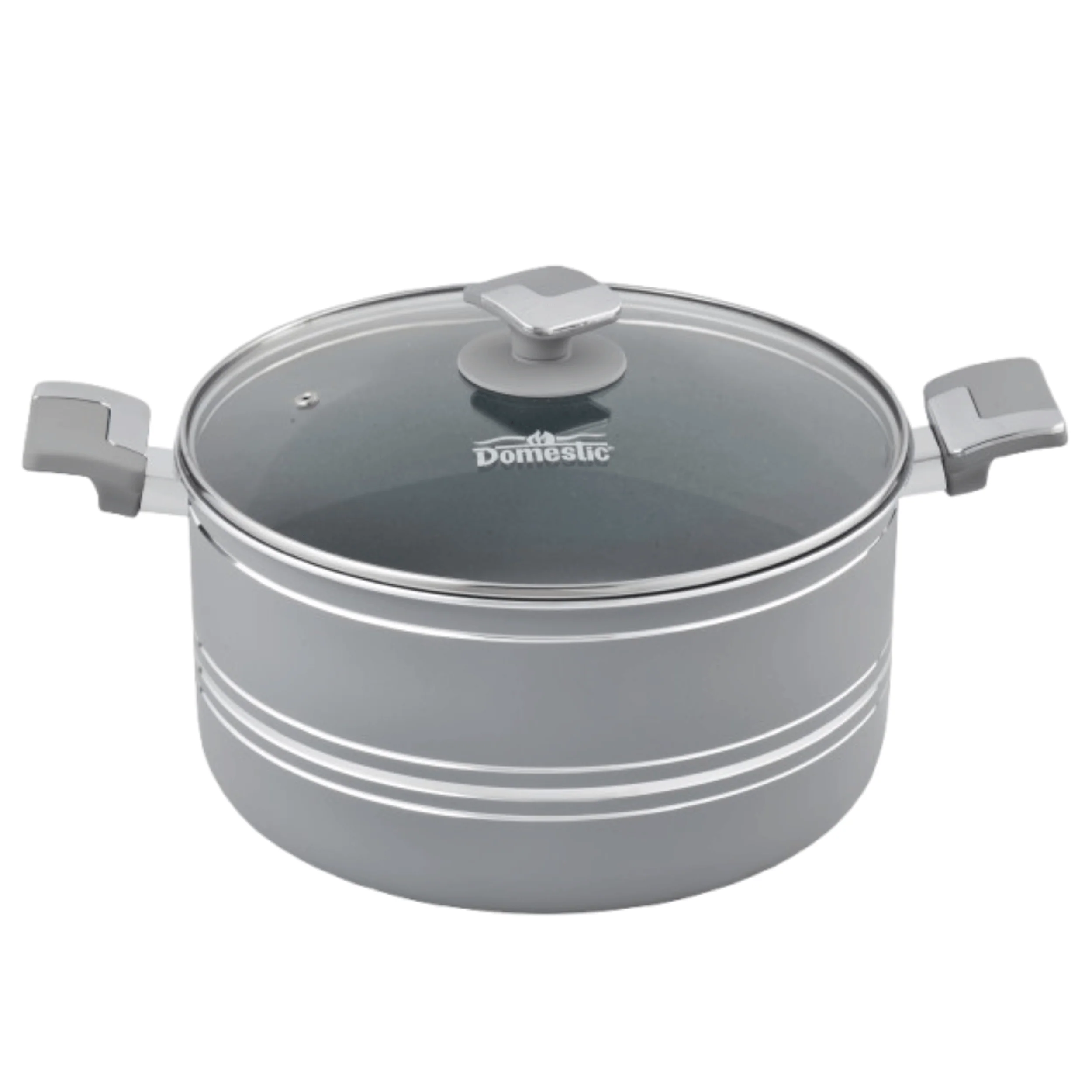 Domestic Nonstick Casserole with 4-Layer Marble Coated - Image 3