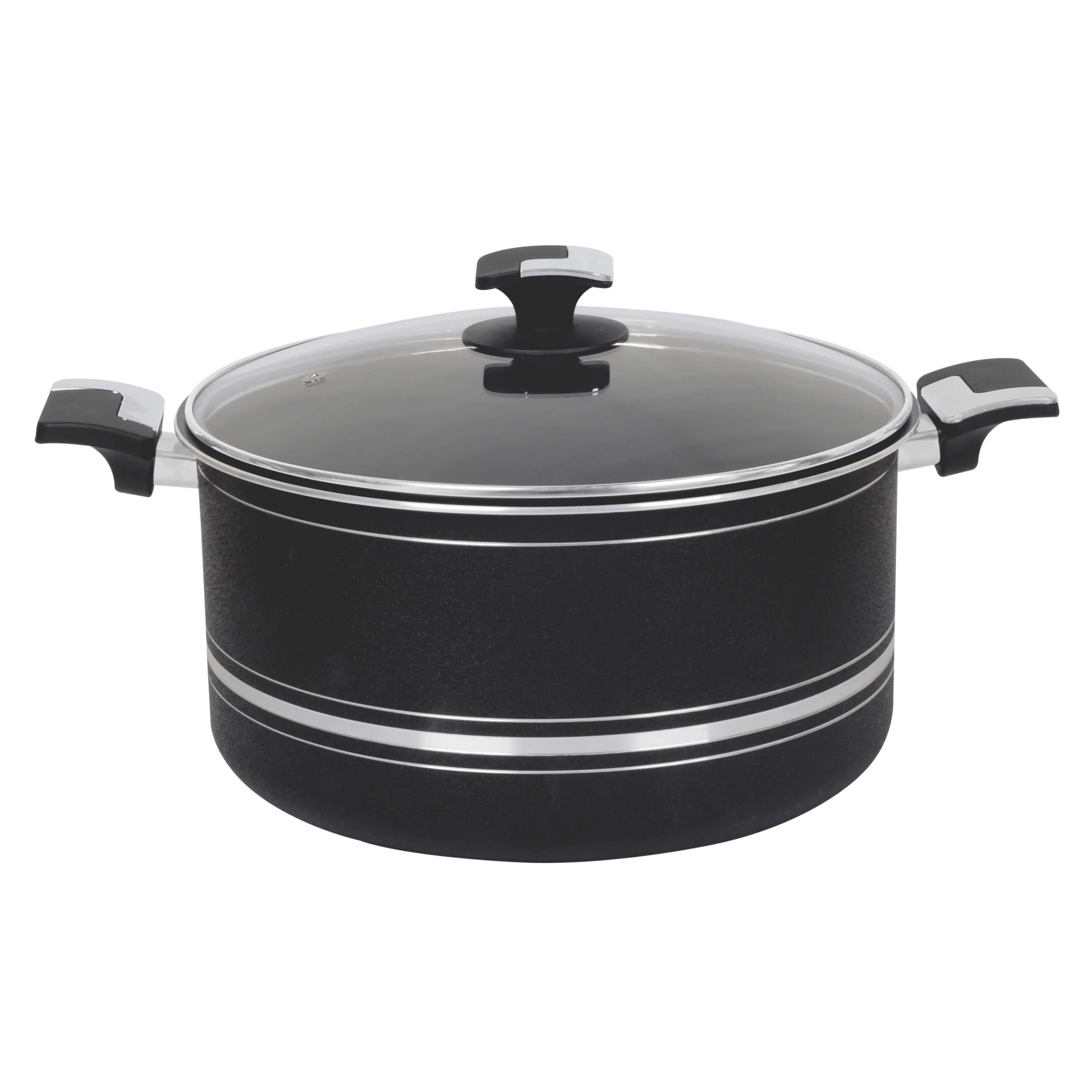Domestic Nonstick Casserole with 4-Layer Marble Coated - Image 6