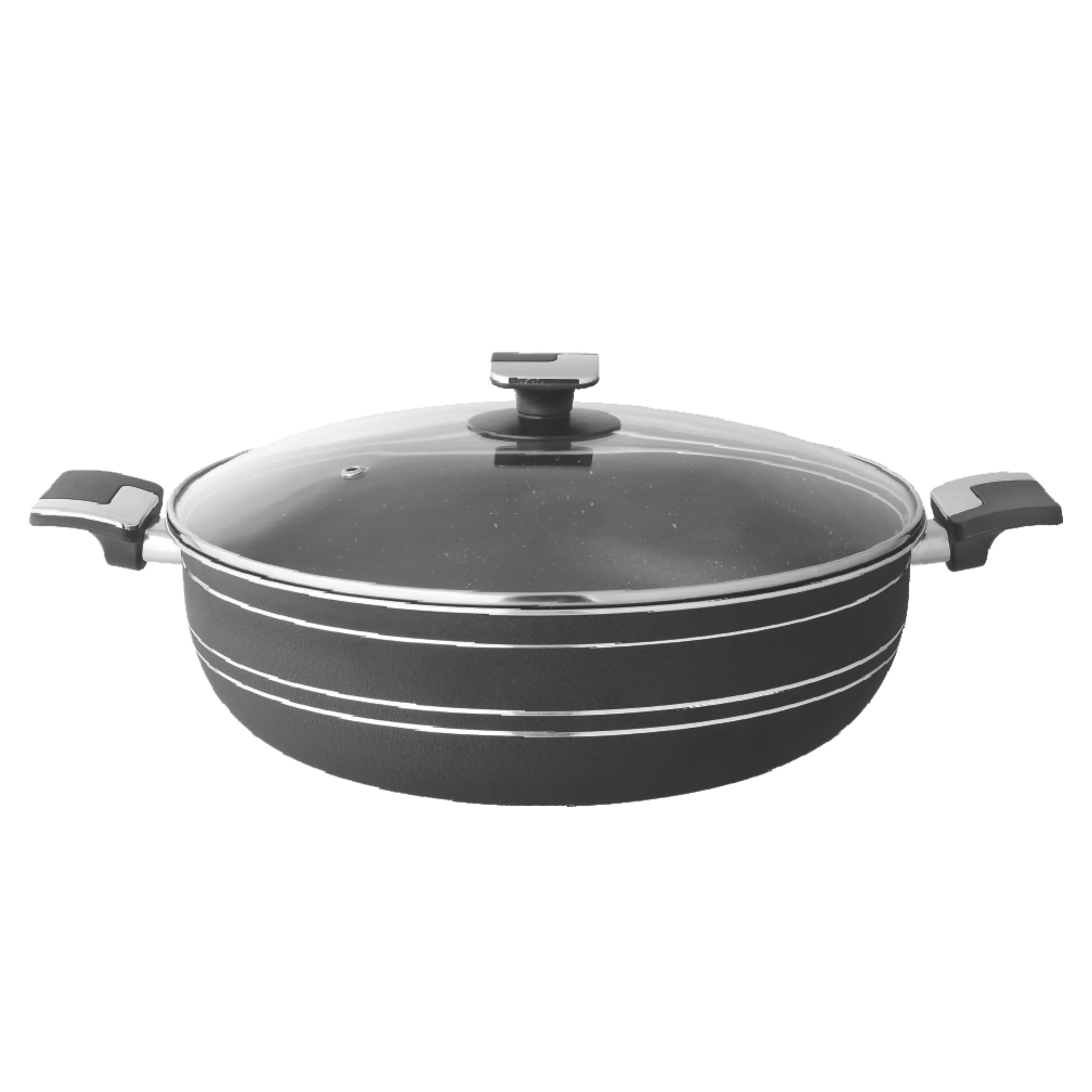 D-103 Domestic Non Stick Jumbo Wok - Image 3