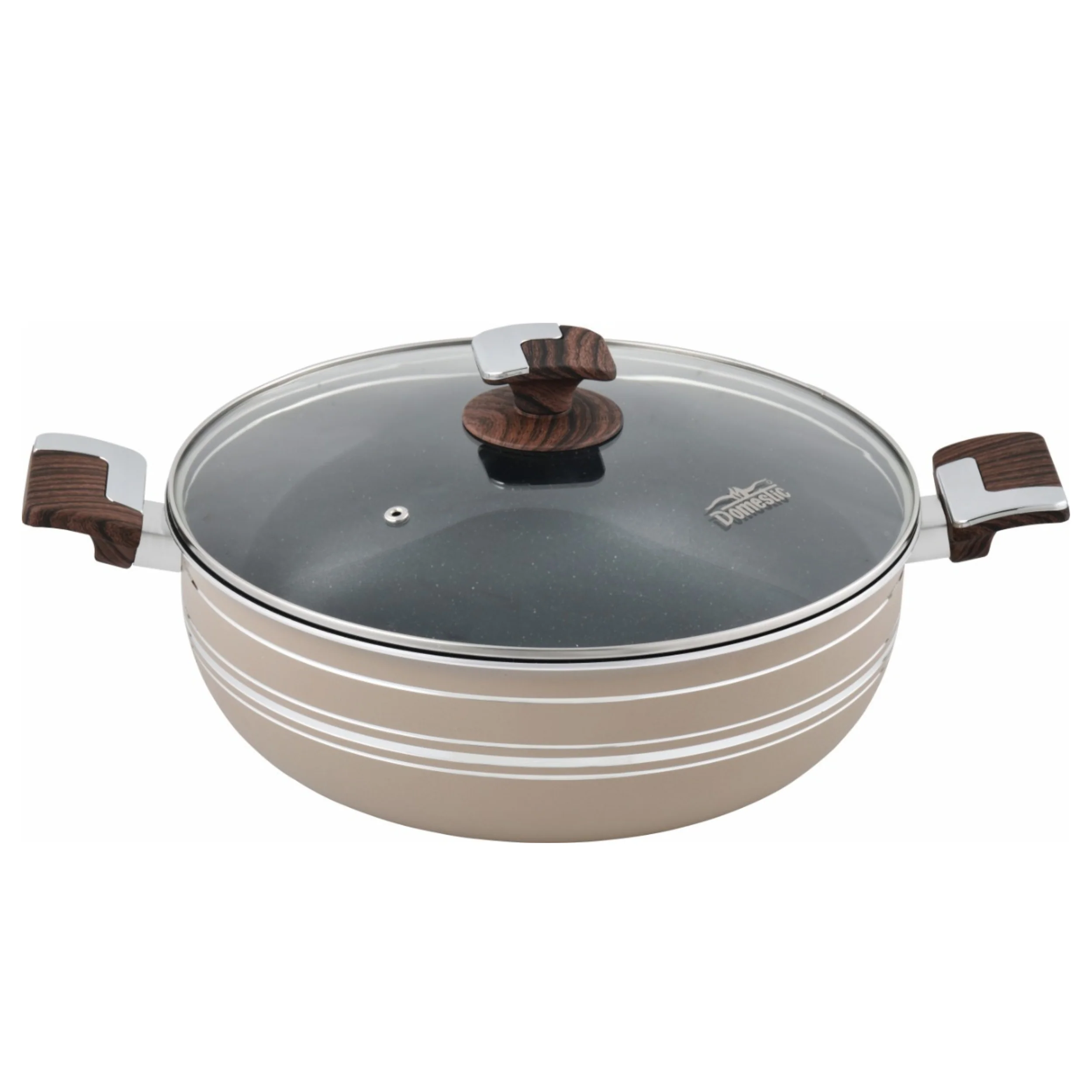 D-103 Domestic Non Stick Jumbo Wok - Image 5