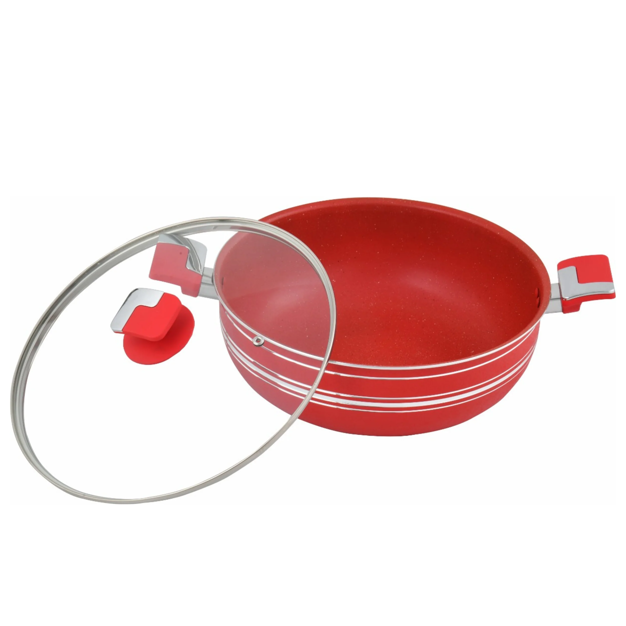 D-103 Domestic Non Stick Jumbo Wok - Image 6