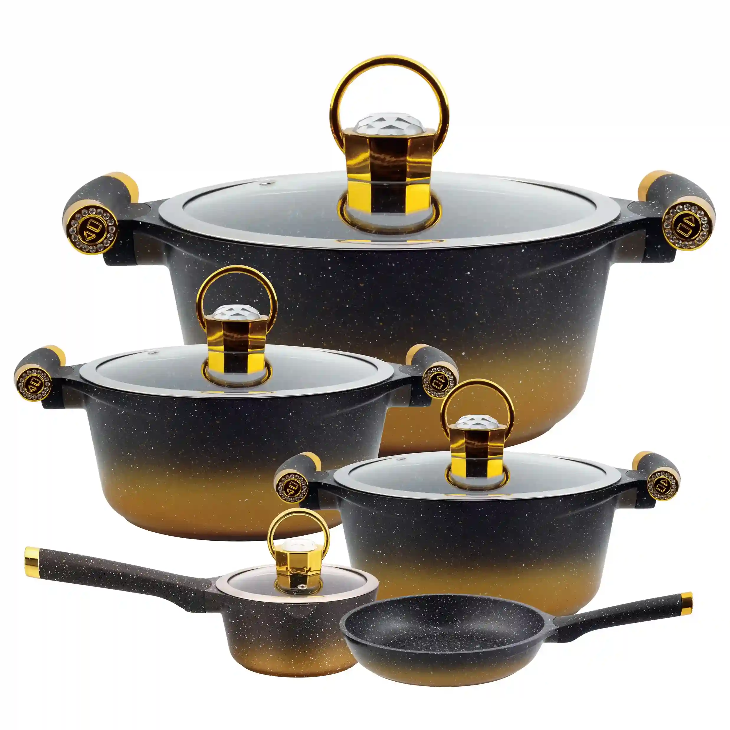 Non Stick Diamond Gift Set 16-PCS Diecast Set - Image 3