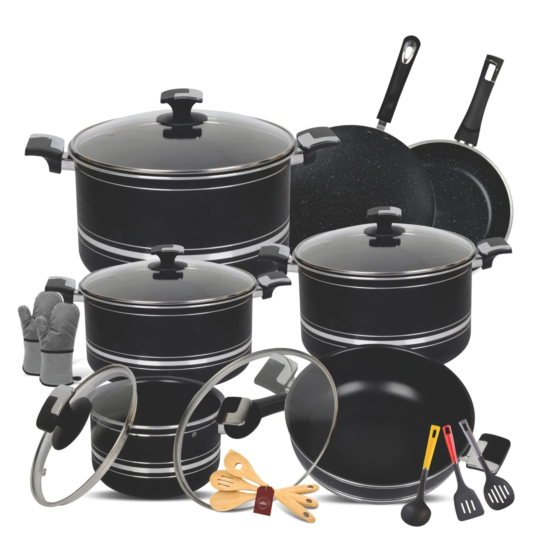 Nonstick Jumbo Gift Set - 22 Pcs Marble Coating - Image 7