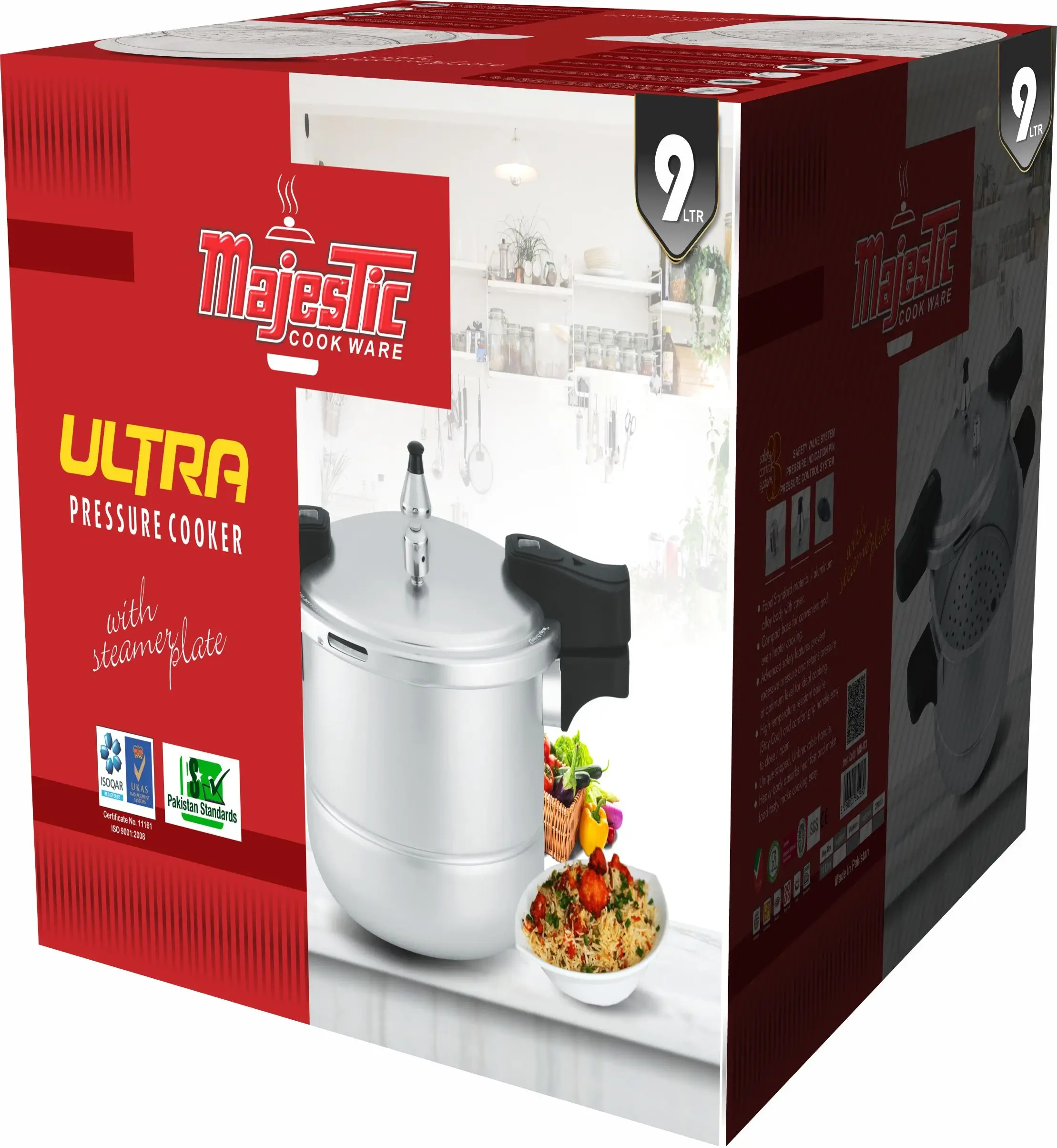Majestic Ultra Steamer Cooker 9 Ltr - Image 2